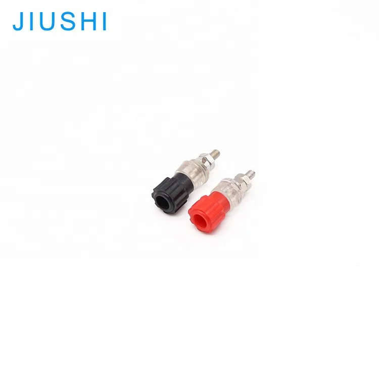 JS-900A 3mm Thread Black Red electrical binding post terminal connector