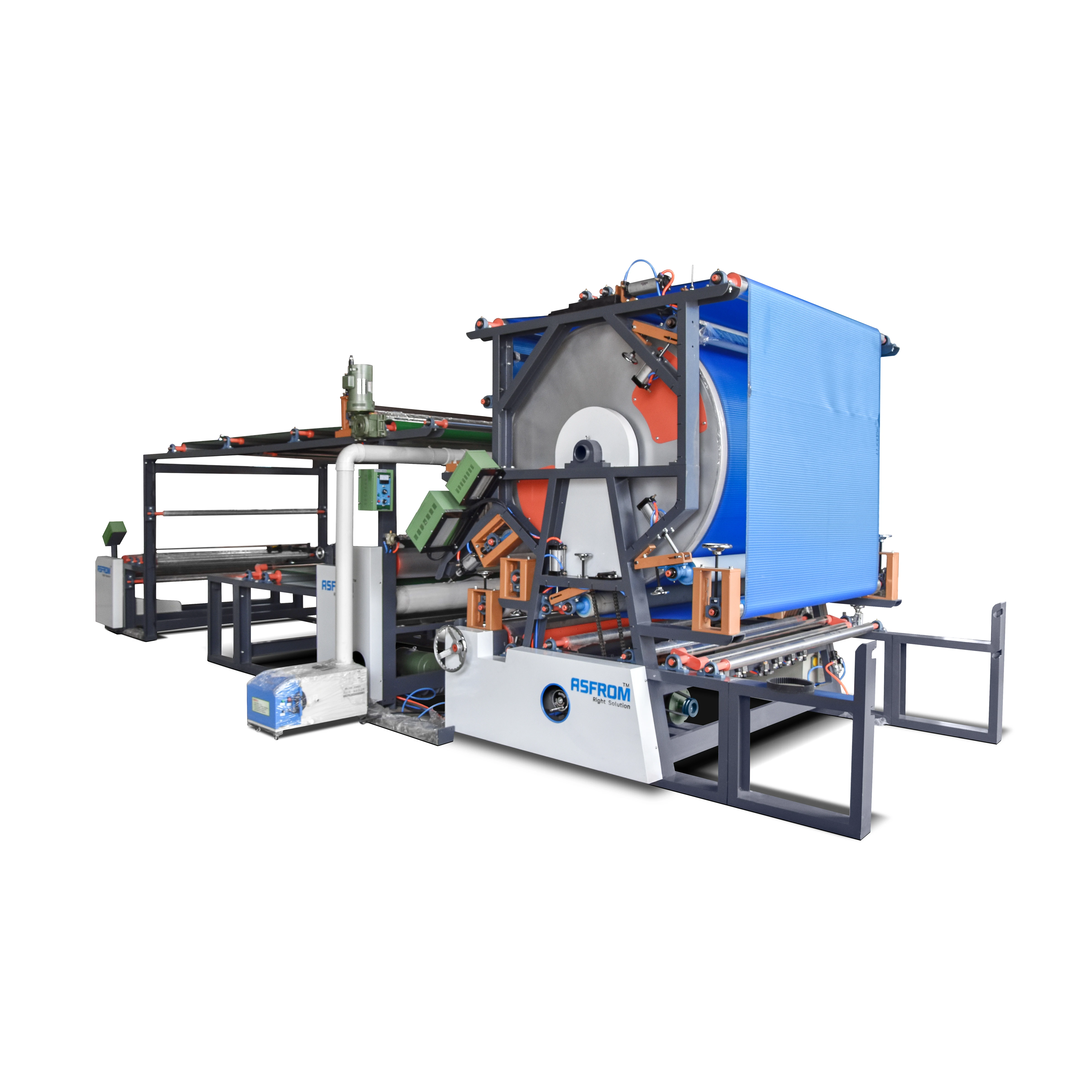 ASFROM 2020 New Vertical double cementing grooves Laminating Machine
