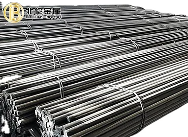 High Purity  99.99% Fe Pure Iron Rolled Rod  round Iron Steel Bar