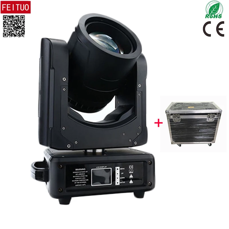 4pcs With 1 Road Case 360 Degree Tilt Rotate 60w Robe Led Moving Head, Rgbw Beam Led Moving Head Dmx512 Stage Light