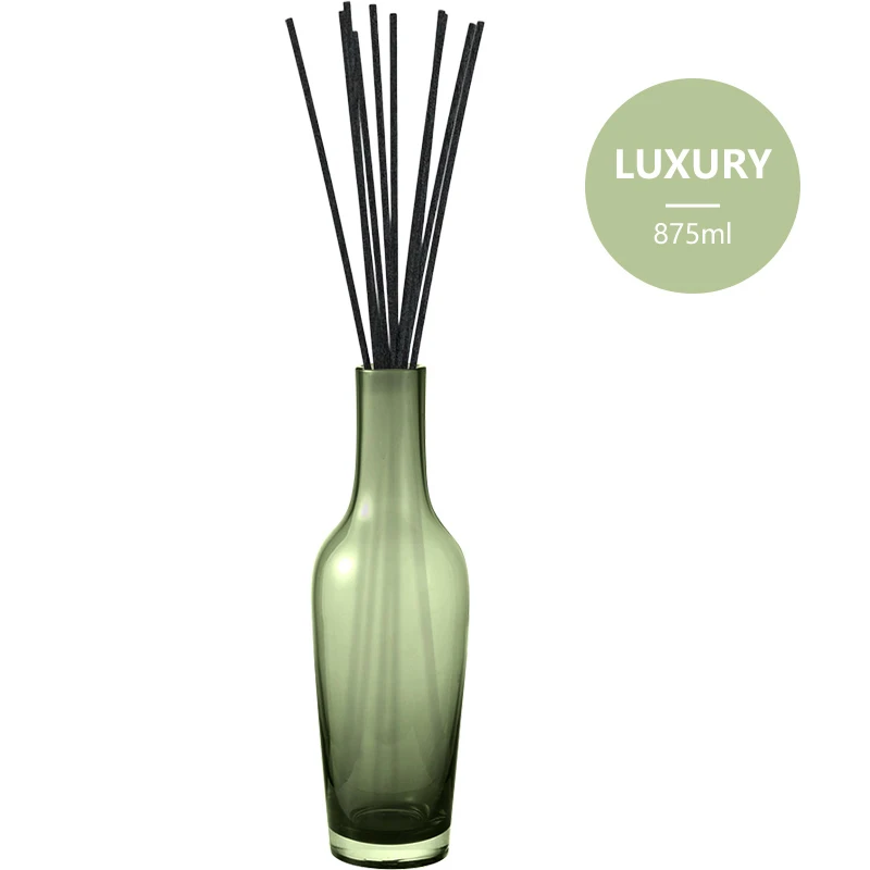 UO изготовленный на заказ большой емкости 875 мл янтарные и специи стеклянные вазы набор диффузора для ресницы большого размера для лобби отеля