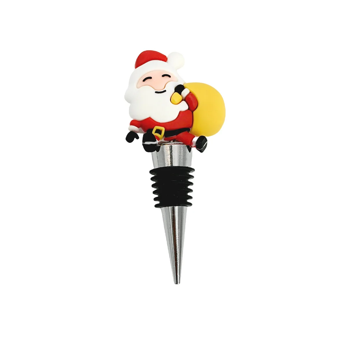 Reusable Screw Red Wine Stopper Champagne Stoppers creative 3D Christmas tree snowman reindeer shaped Santa Wine Bottle Stopper