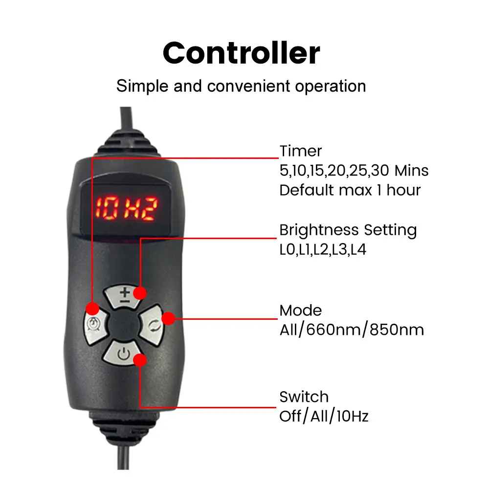 IDEATHERAPY 660nm 850nm infrared red light therapy belt wrap red light therapy horse full body red light therapy belt