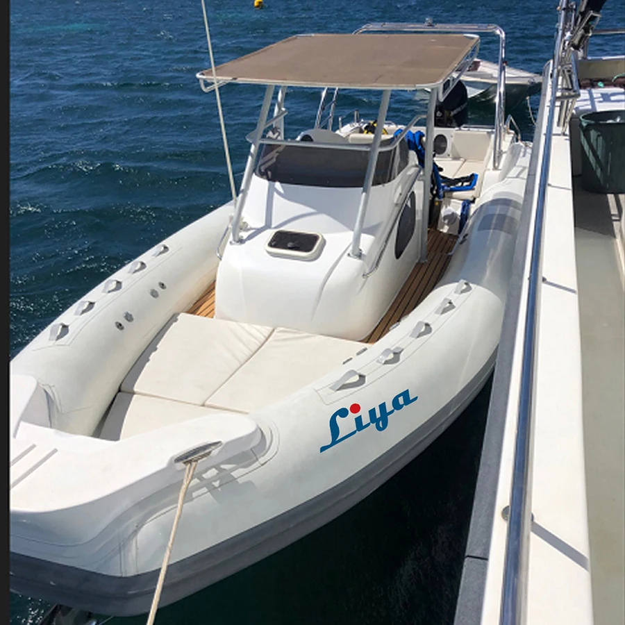 Liya 8 3 m класса люкс hypalon лодка яхта Спорт рыболовное судно 250hp подвесной двигатель