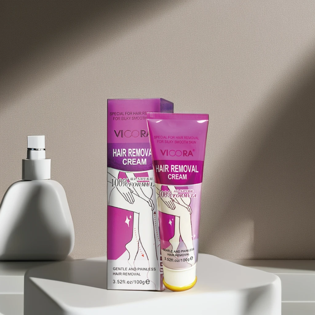 VICORA Hair Inhibitor Permanent Removal Cream Best for Men Women 100% Organically Grown