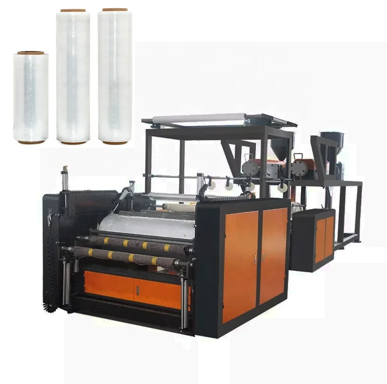 2022 FLY1500mm Fully Automatic High Speed 3 Layer Or 5 Layer Stretch Cling Film Making Machine Production Line Cheaper New