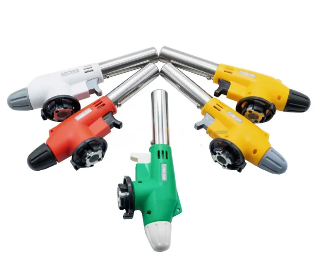 Gas Tank Fire Gun Outdoor BBQ Kitchen Picnic Aromatherapy Candles Burning Gas Igniter Smoking Accessories Manufacturer