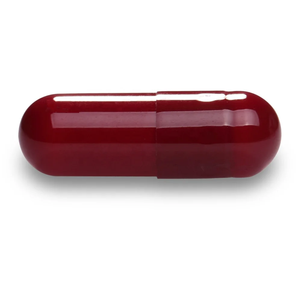 Alibaba golden supplier Enteric Coated Veg/Gelatin/HPMC Capsule Best Price Red White Capsule Size 00,0,1,2,3,4,5