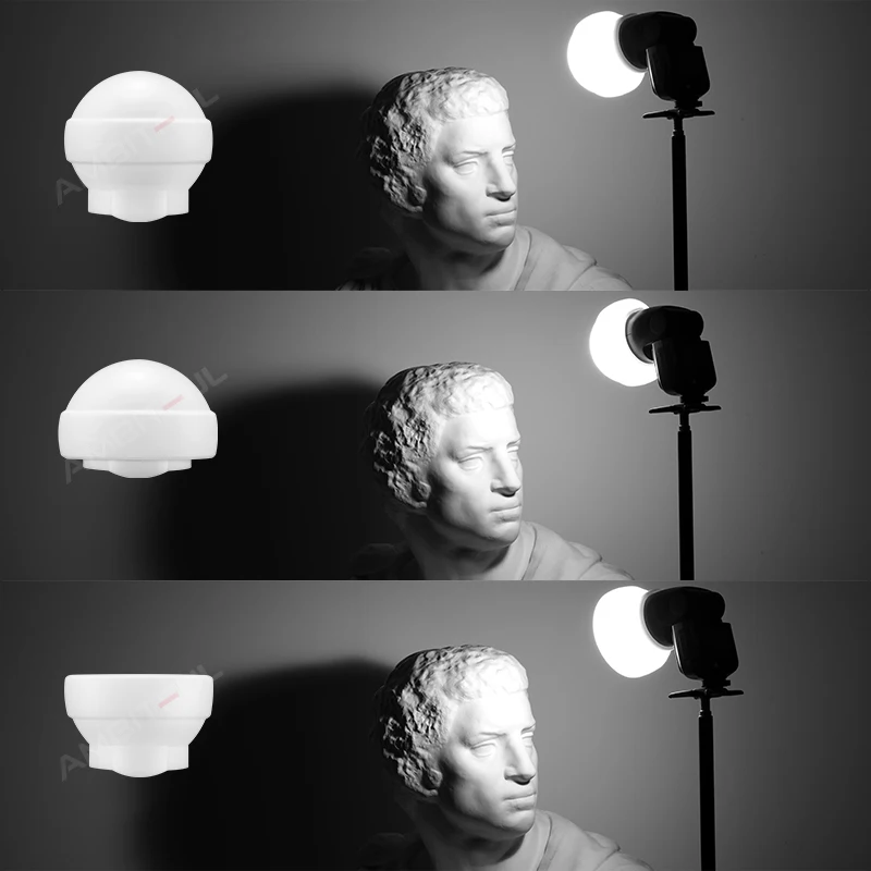 Godox AK-R22 AKR22 Silica Gel Diffusion Dome Kit for Godox V1 AD100Pro,AD200PRO add H200R