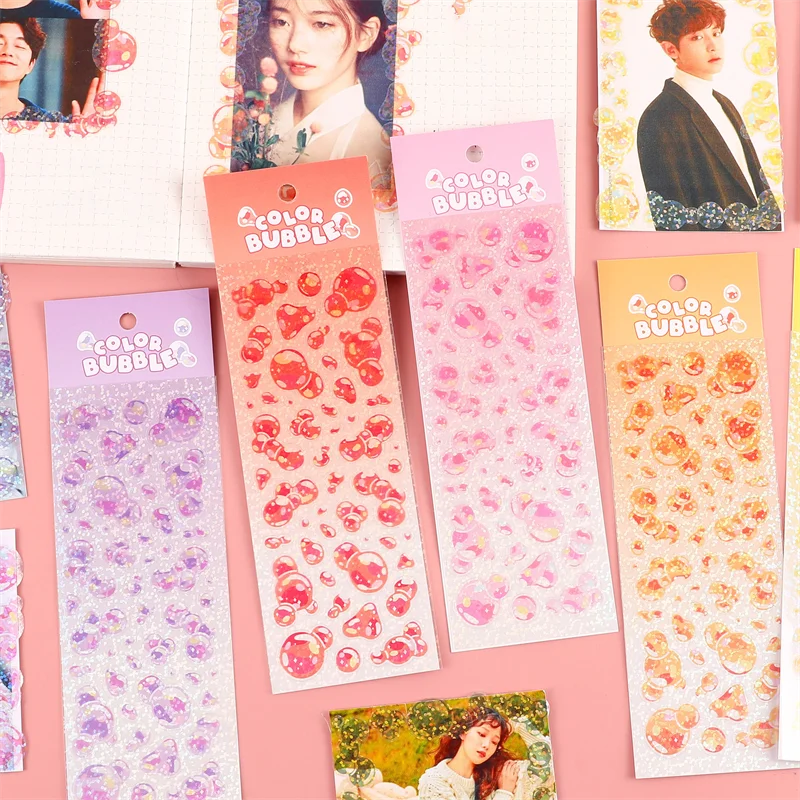 2022 New custom design  Low MOQ kiss cut Kawaii decorative  sticker sheet