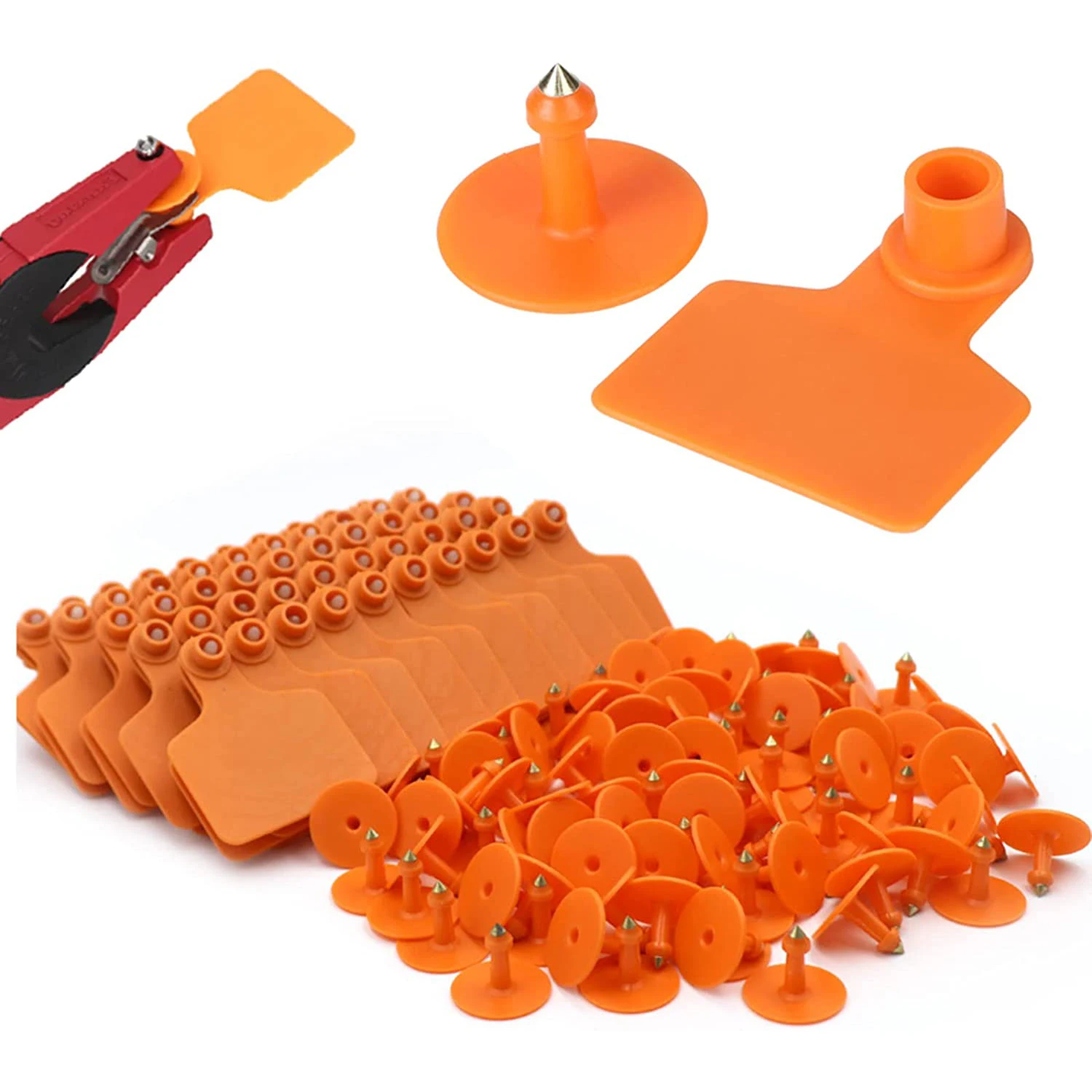 WSY Чистый инструмент для идентификации животных из ТПУ свиньи крупного рогатого