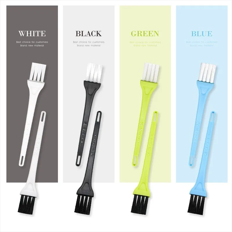 13cm White Black Blue Green Small Plastic Cleaning Brush For Coffee Machine Keyboard Remove Dust