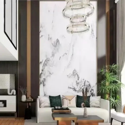 Factory Direct Supply Pvc Foam Board baijiaxiang wall panel Marble Lamination Plastic Sheets For Wall Decoration