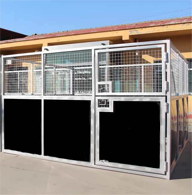 Factory Price Horse Yard Meshed Fence  Portable  Horse Stable stall Horses galvanized stable Barn