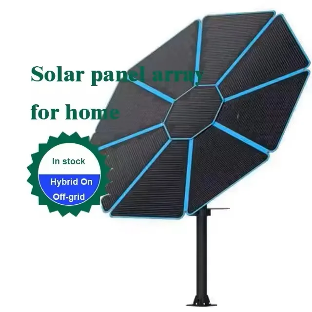 Removable Solar Energy Systems 600W Sunflower Solar Panel Energy Solar Power System  Design 1KW Flower Plants