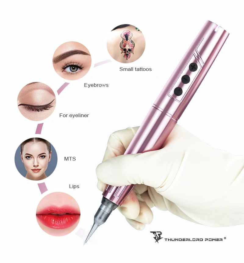 Оптовая продажа обучающих школьных тату pmu ручек Biomaser беспроводная тату-ручка набор ротационная тату-машинка ручка