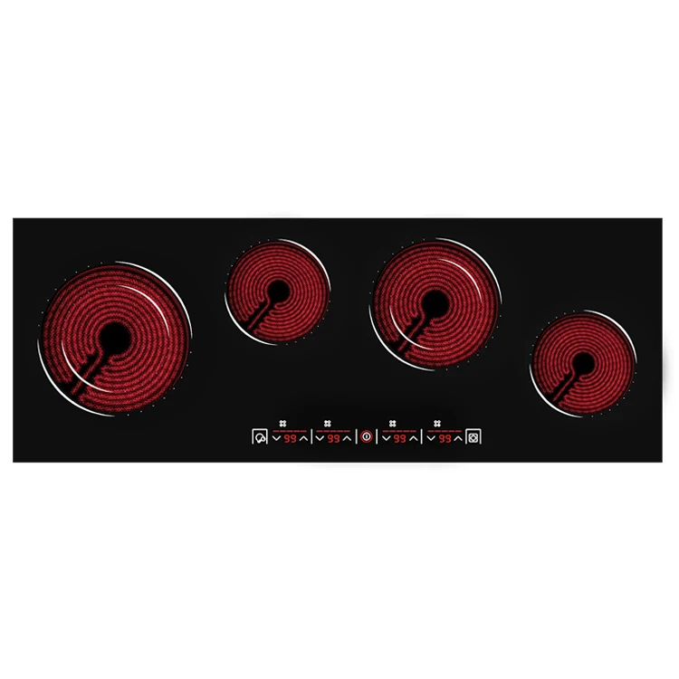 China Kitchen Appliances Table De Cuisson Vitroceramique 4 Burners 90cm Ceramic Glass Ceramic Electric Hob