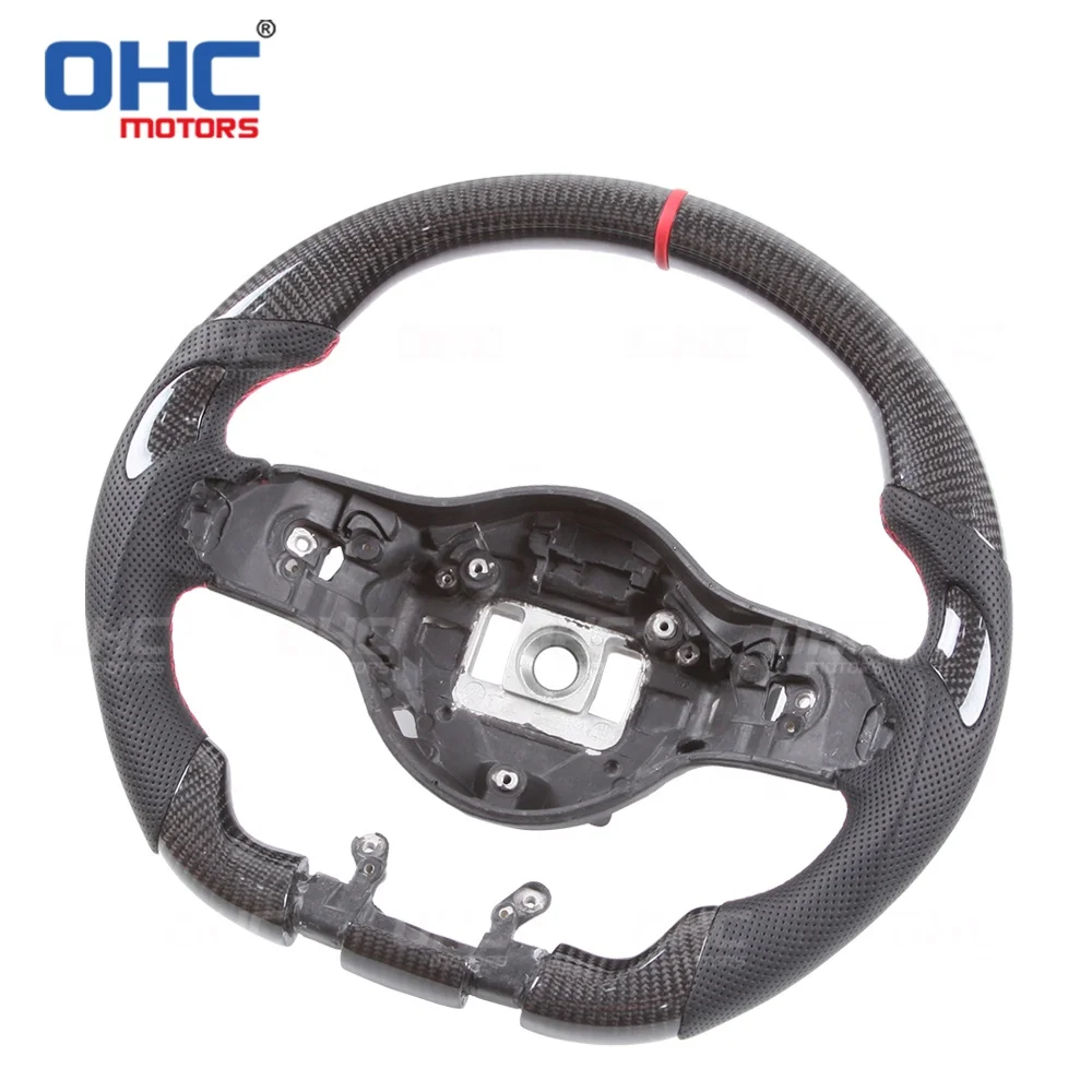 OHC Motors 100% REAL Carbon Fiber Steering Wheel for Mercedes Benz A C E S G Class CLS AMG W177 W205 S205 W213 W222