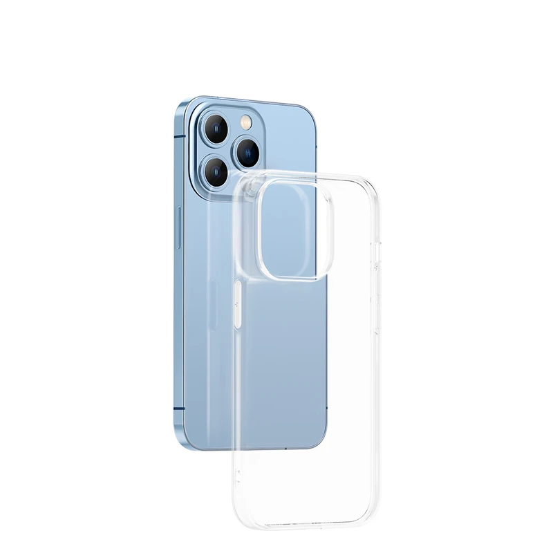 Full Protection Phone Case Clear Soft TPU Bumper 6.1 .67 inch Crystal Clear Protective Case for iPhone 14