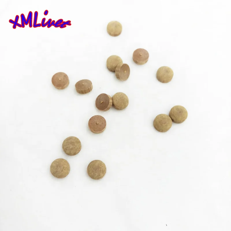 Wholesale 13mm/14mm brown color Bakelite pool jump and break tips pool cue tips billiard accessories