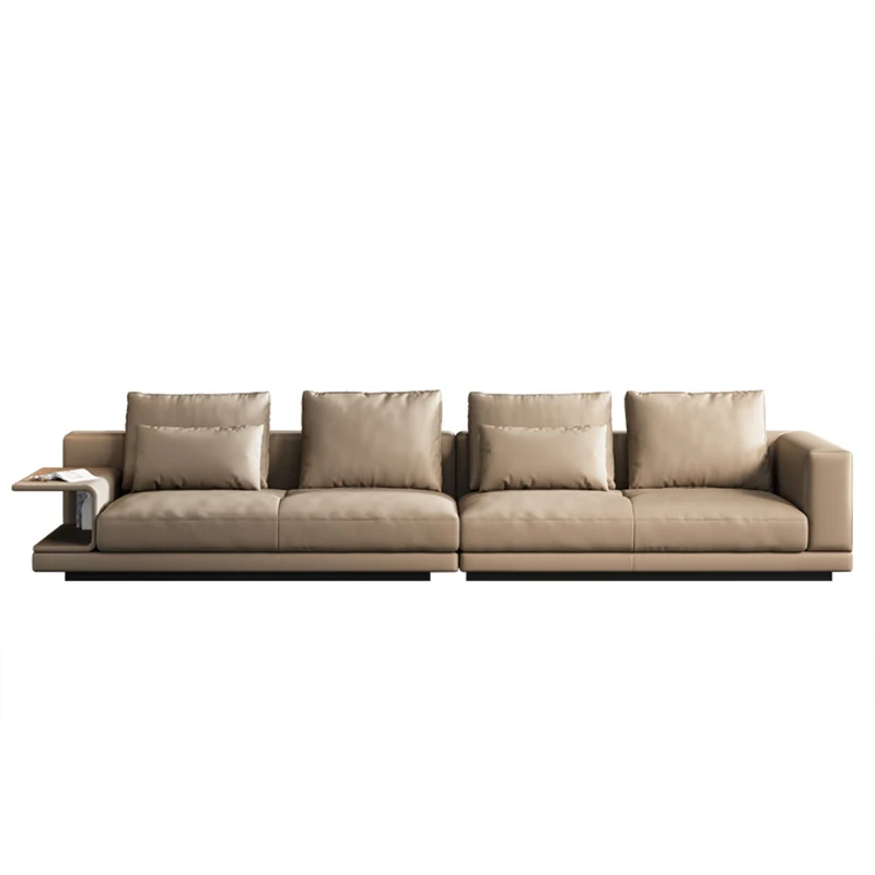 2023 set designs sofa modern genuine leather Minotti Connery sofa U I L shape sectional furniture sofa modern for homeluxury
