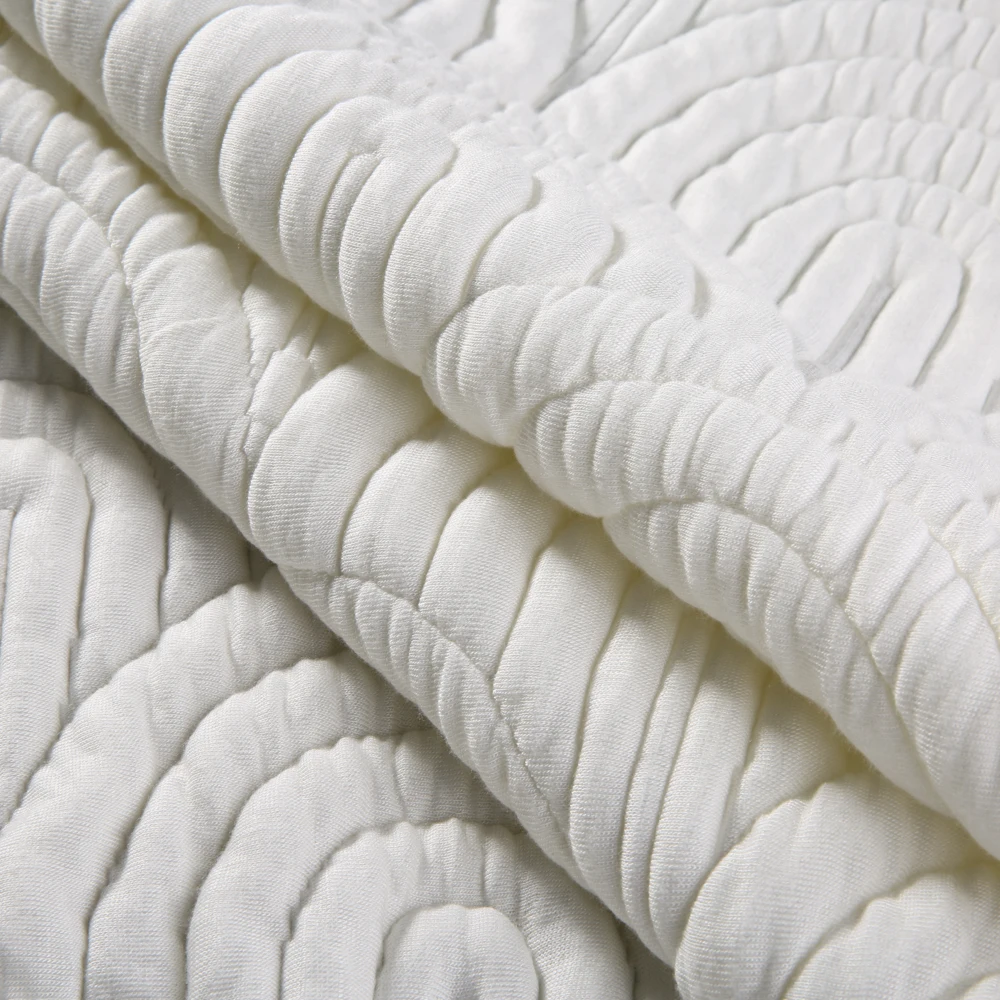 spandex viscose  mattress jacquard knit fabric