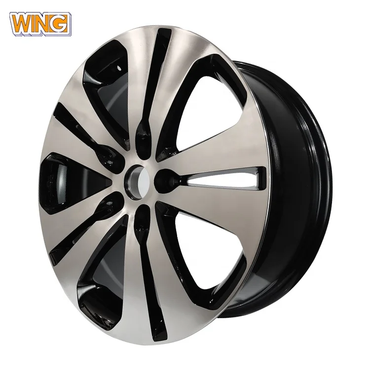 #17002 replacement black polish passenger car wheels 18 5 114.3 for Kia K5 k3 K4