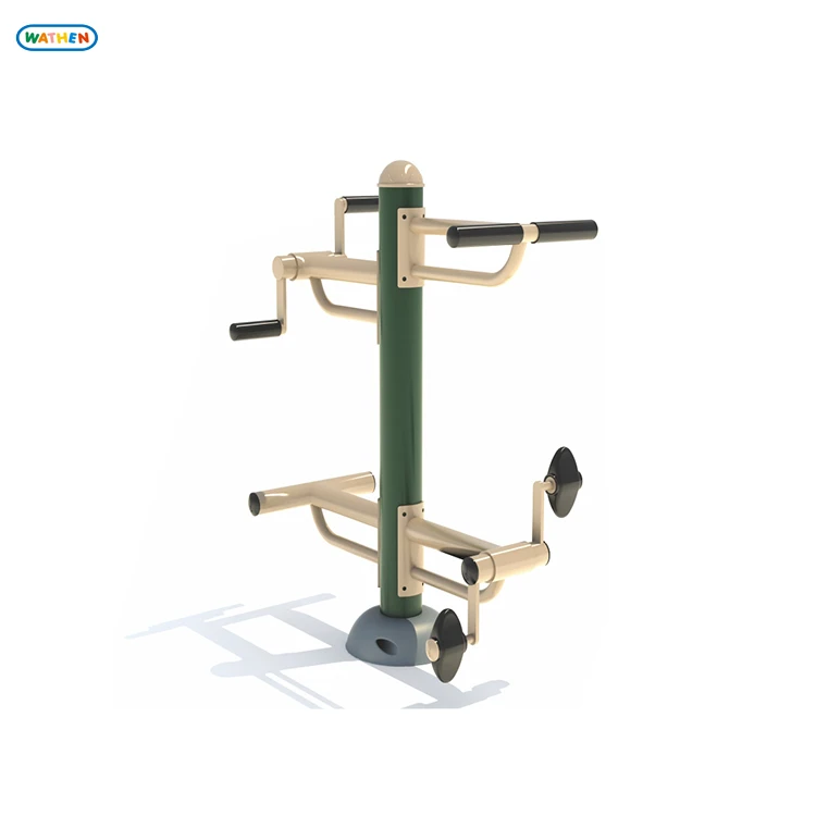 Outdoor disabled fitness equipment for handicapped People