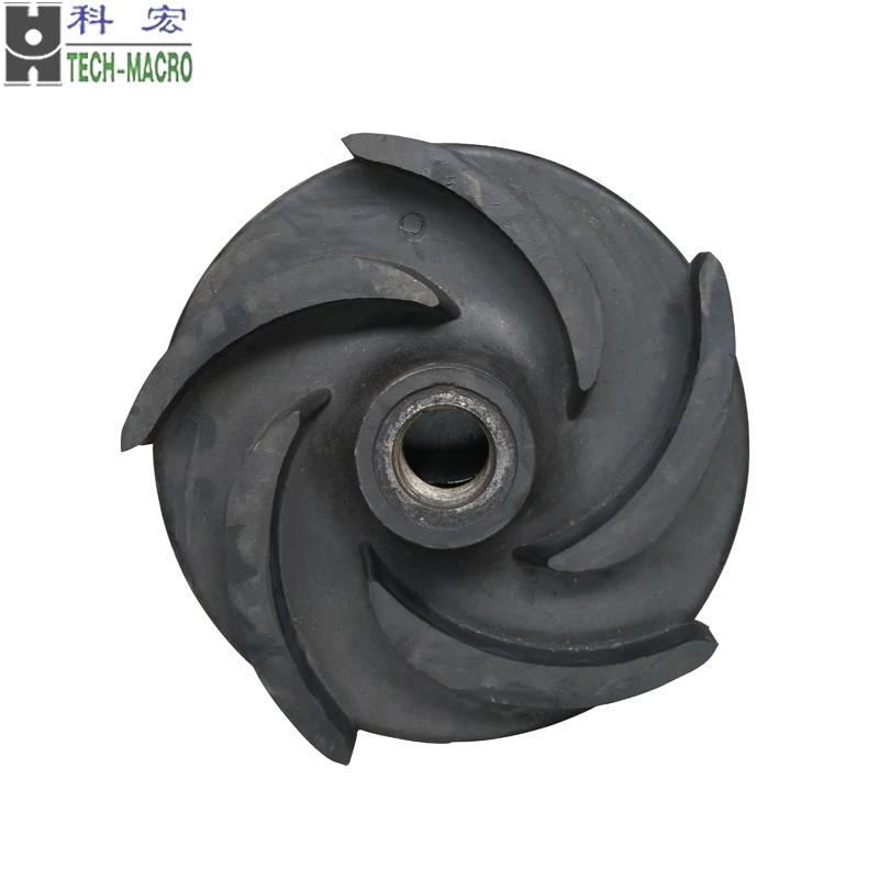 Центробежные шламовые насосы, крыльчатка из натурального каучука