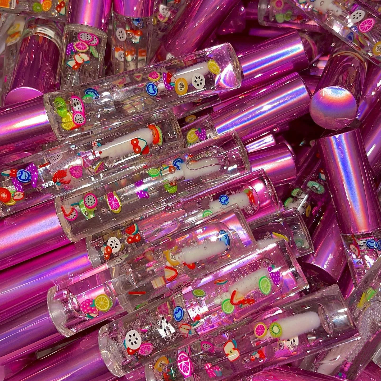 Brand New Best Selling Good Quality Base Vendor Private Label Glossy Clear Glitter Lipgloss Wholesale Lip Gloss