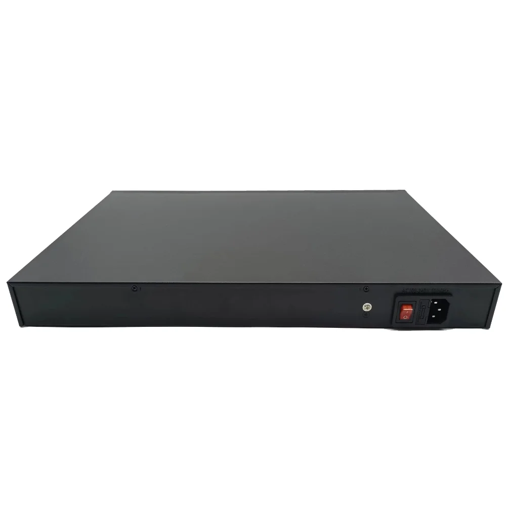 24 порта 10/100/1000BASE-T Gigabit Ethernet RJ45 1,25 Гбит/с SFP-интерфейсы POE переключатель достаточное питание PoE для HD IP-видеонаблюдения.