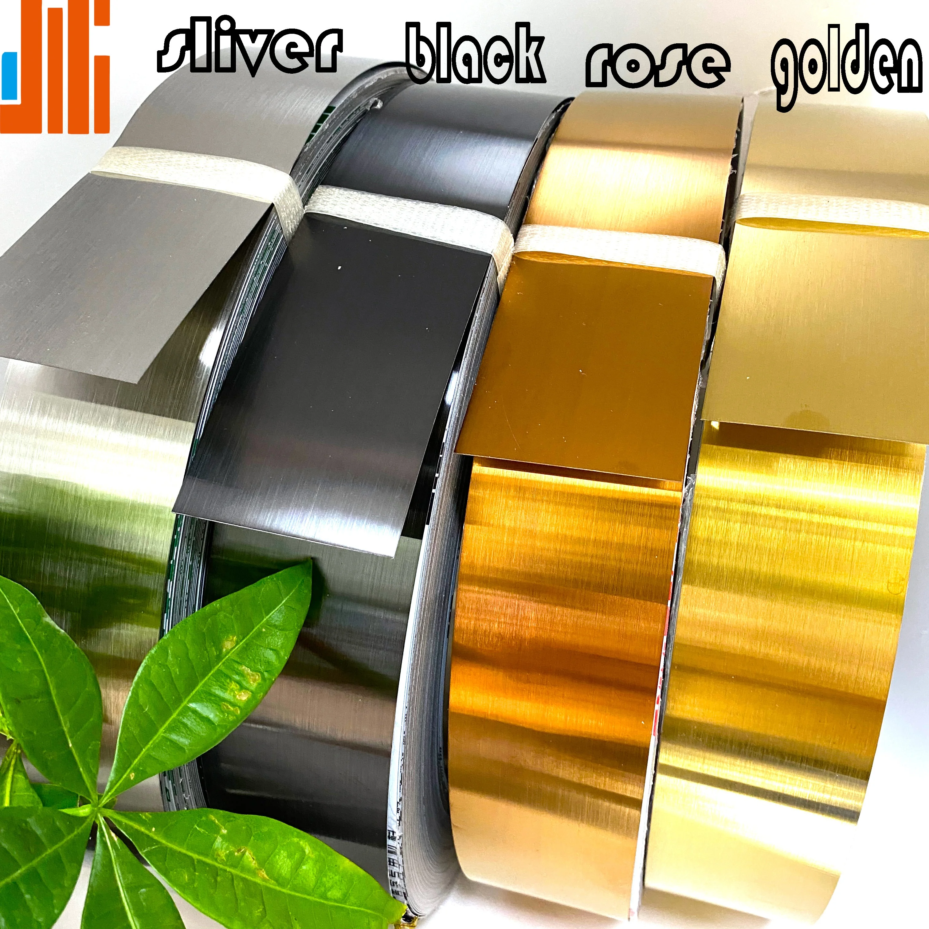 8k mirror stainless steel strip/coil/tape SUS200/300series sliver color Advertising word/logo material