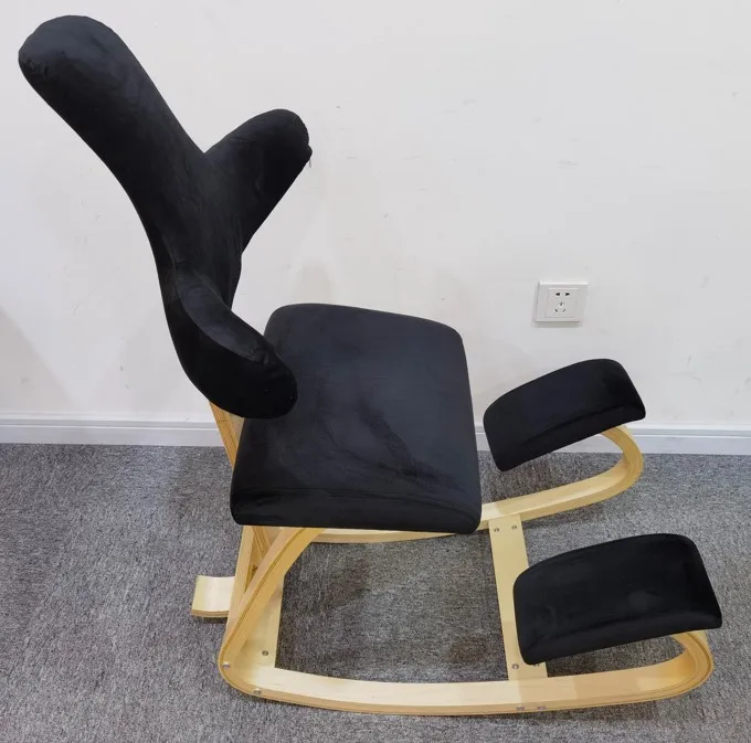 Wooden Office Ergonomic Posture Kneeling Chair Healthy Back Chair