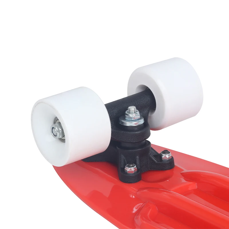 wholesale Mini 22 inch complete blank deck plastic fish board cruiser skateboard with PVC wheel