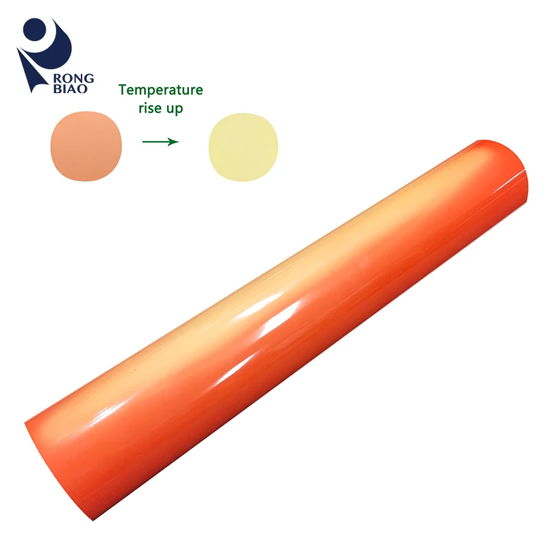 Manufacturer Htv Vinil Textil Cameo Temperature Sensitive Heat Transfer Vinyl Color Changing Vinyl for Clothing