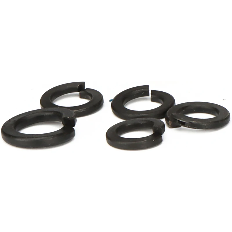 Hebei factory 8.8 Grade High Strength Steel Spring Washer Black Color