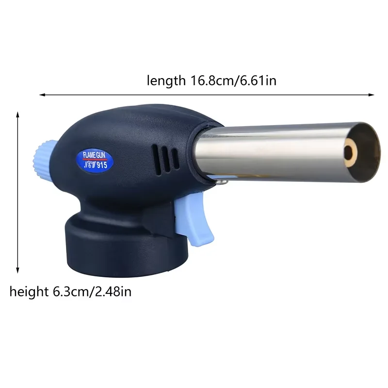 915 Butane hand-held Welding Lighter Fire Gun Firetric Portable Gas Torch Butane Flame Gun Non Inverter Torch