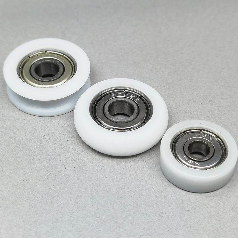 Полезная нагрузка 15 кг Pom нейлоновые тяжелые колесные ролики BS60521-8 5x21x8 мм пластиковый роликовый подшипник для пластиковой машины литья под давлением