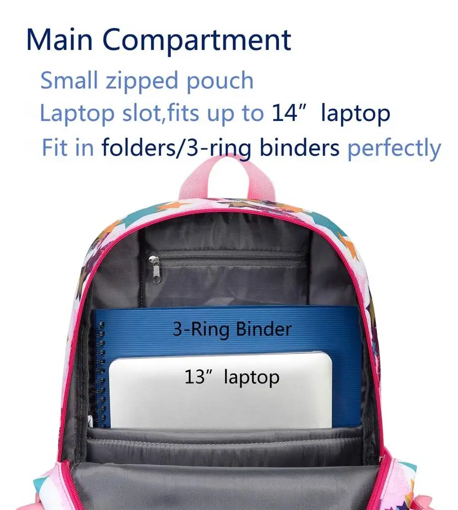
Girls Backpacks for Kids Kindergarten Primary Elementary School Bags Adorable Cute Bookbags Durable 