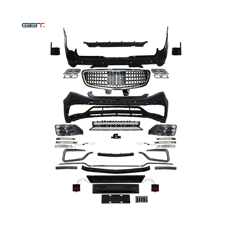 GBT LM Upgrade Parts Bumper Grilles Accessories For 2016-ON Mercedes Benz V Class W447 Vito Facelift Body Kit