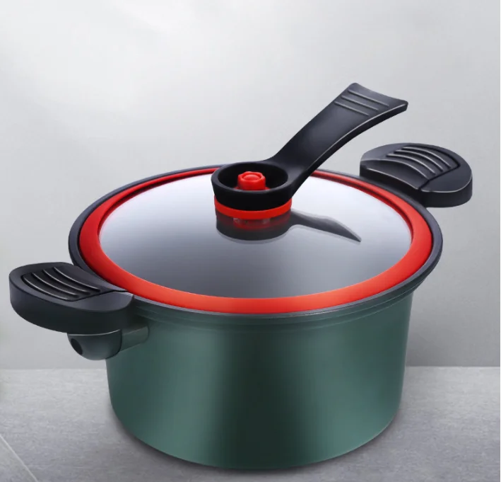 New Internet celebrity pressure cooker cooking low pressure pot non-stick soup pot stew soup braised beaker 22cm gift