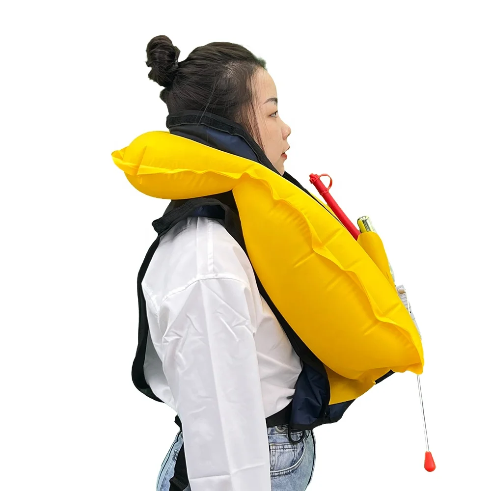 Eyson Inflatable 150N Men  Best Sale Custom Logo Marine Life Jacket