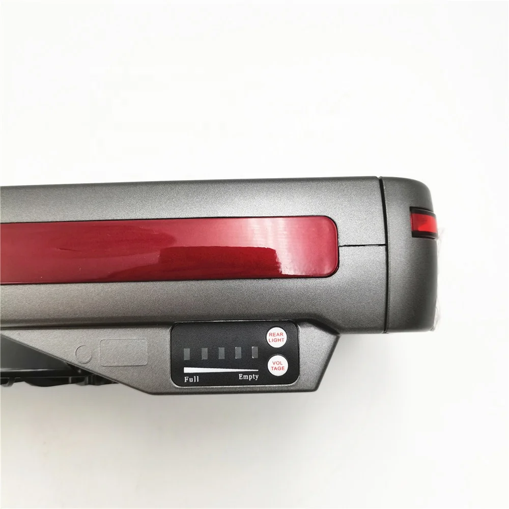 Rear rack ebike battery 36V 48V 13Ah 14.5Ah 16Ah 17.5Ah Electric Bike Battery 250w 350w 500W 1000W  LiFePo4 Lithium ion battery