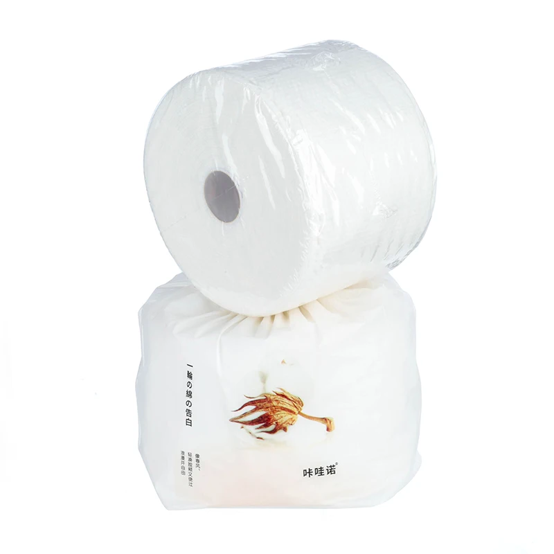 High quality makeup disposable towel non-woven cotton tissue face cleaning dry wipes