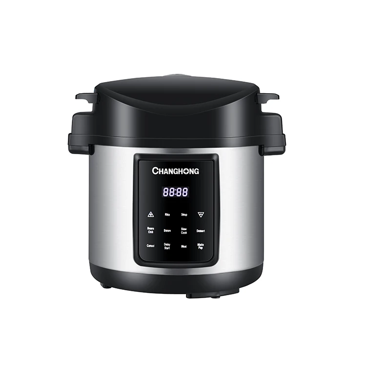 High quality patent kitchen appliance 6l large cooking capacity electric automatic pressure cooker with stirring function