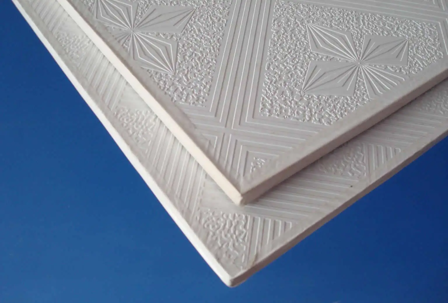 2x2 2x4 PVC LAMINATED GYPSUM CEILING TILES/BOARD/PANEL  AND ALUMINIUM FOIL BACKING
