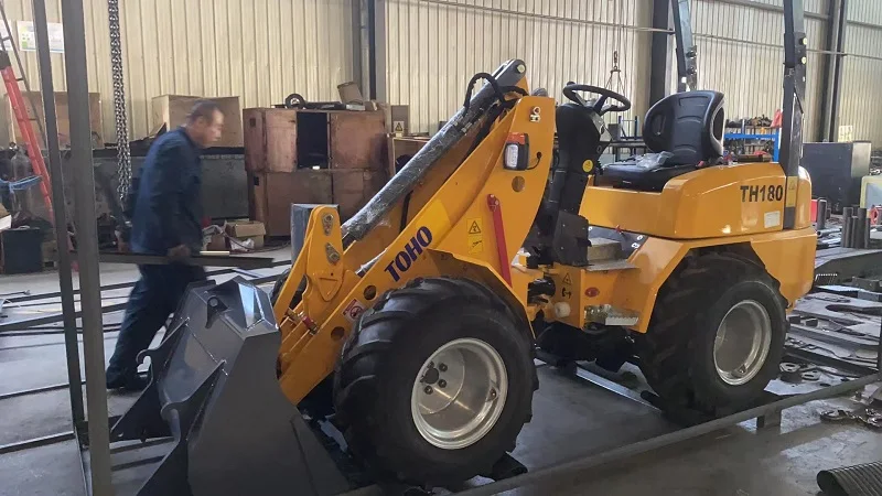 Earthmoving machinery Telescopic Mini Loaders TH180 hydraulic wheel loader backhoe loader For Sale