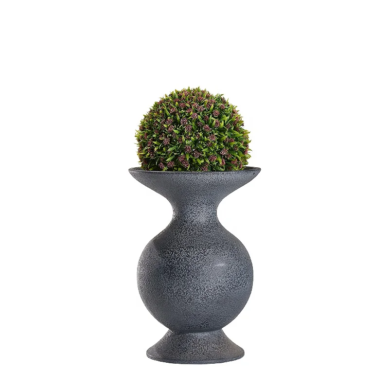 Fiberglass Planter Box Garden Flower Pots - Weather-Resistant and Low Maintenance