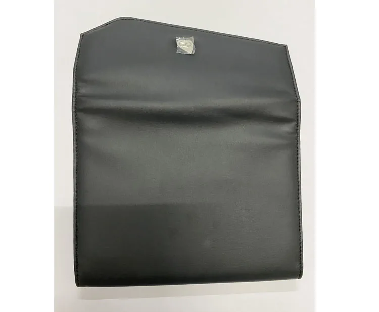 Car manual PU portfolio folder auto owners manual holder PVC material vehicle document holder metal logo car user manual holder