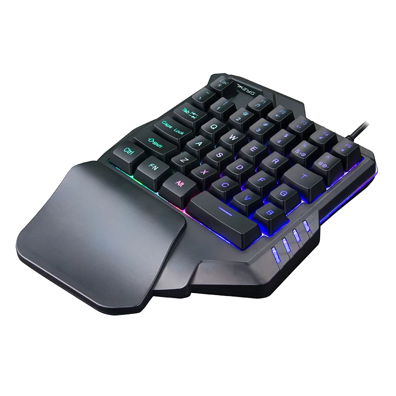 Mini game mechanical one-handed keyboard set foldable keyboard mini keyboard